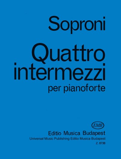 J. Soproni: Four Intermezzi