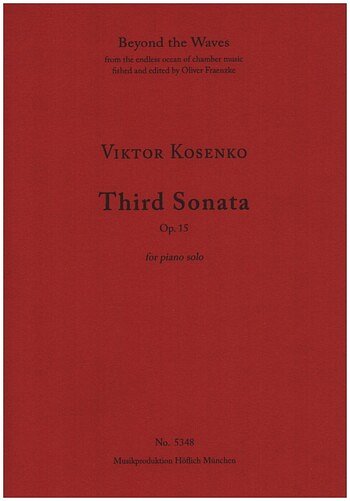 V. Kosenko: Sonate Nr. 3 h-moll op. 15, Klav