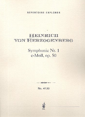 H. v. Herzogenberg: Sinfonie Nr. 1 c-Moll  op. , Sinfo (Stp)