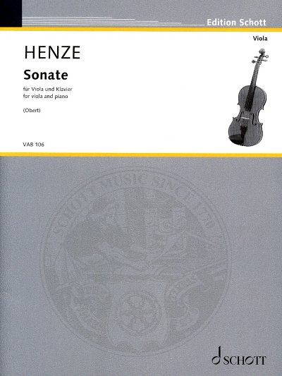 H.W. Henze: Sonate, VaKlv (KlavpaSt)