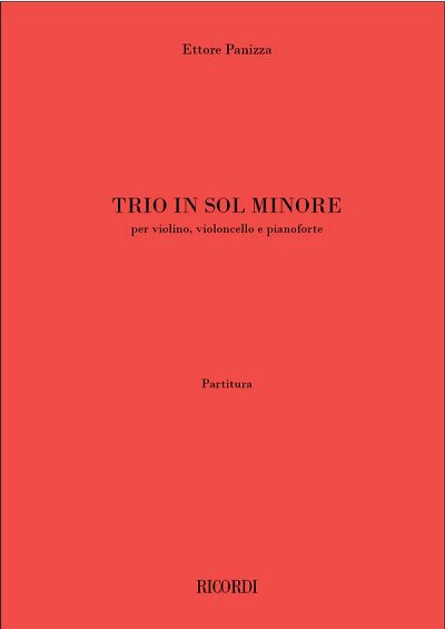 E. Panizza: Trio in sol minore, VlVcKlv (Pa+St)