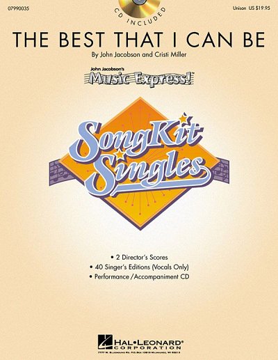 C.C. Miller: The Best That I Can Be (SongKit Singl, Kch1Klav