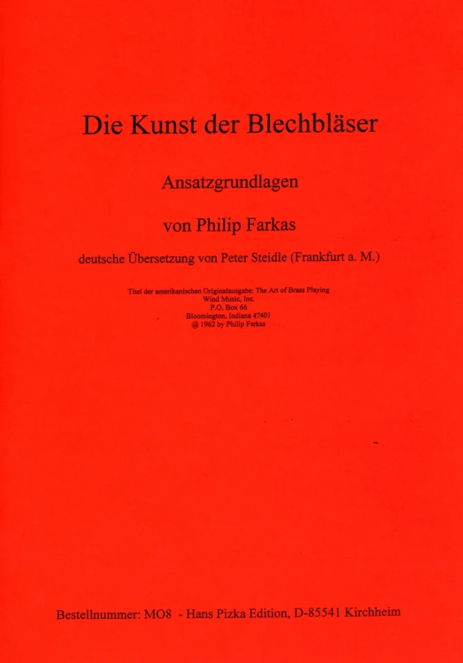 Ph. Farkas: Die Kunst der Blechbläser (Bu) (0)
