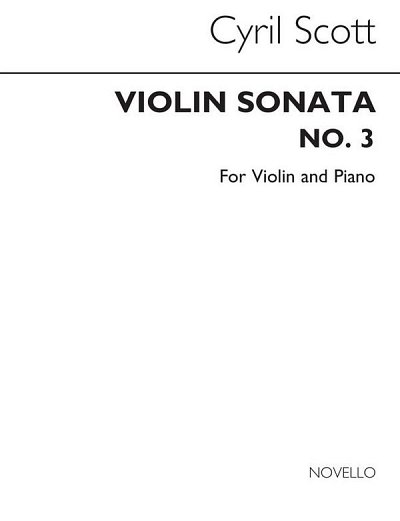 C. Scott: Violin Sonata No.3 (Violin And Piano)