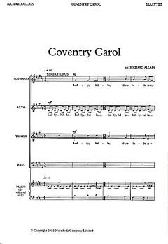 R. Allain: Coventry Carol, GCh4 (Chpa)