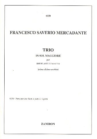 S. Mercadante: Trio In Sol Maggiore (G Major)