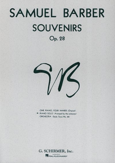 S. Barber: Souvenirs op. 28, Klav