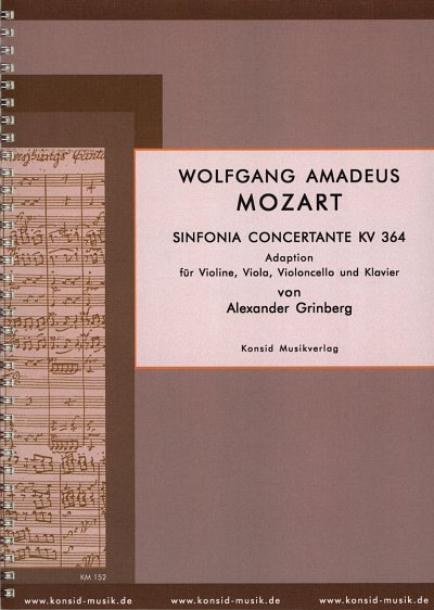 W.A. Mozart: Sinfonia Concertante KV 364 Adaption fuer Violi