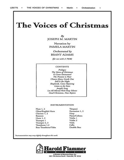 The Voices of Christmas, Sinfo (Pa+St)