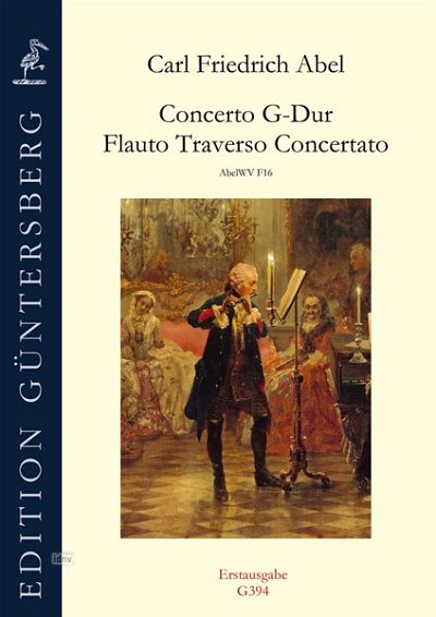 C.F. Abel: Concerto G-Dur AbelWV F16, Fl2VlVaBc (Pa+St)