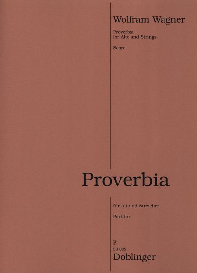 G.F. Haendel, P. Hoeffer: Proverbia