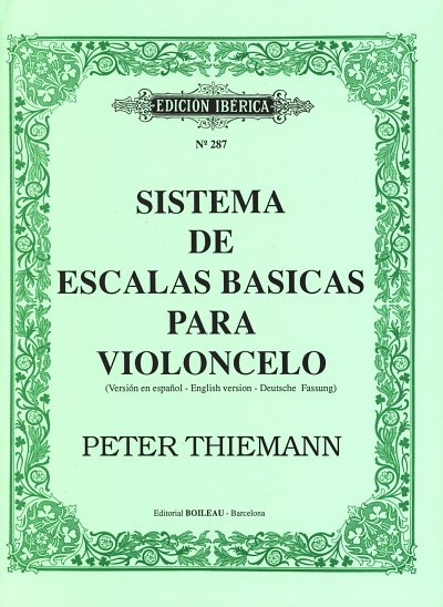 Thiemann, P., Sistema de escalas basicas para violoncelo