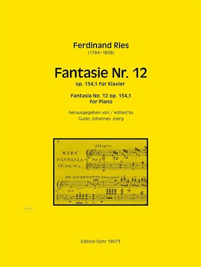 F. Ries: Fantasie Nr. 12 op. 143/1, Klav