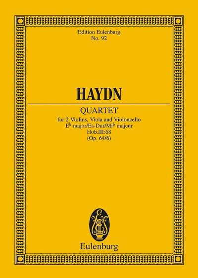 DL: J. Haydn: Streichquartett Es-Dur, 2VlVaVc (Stp)