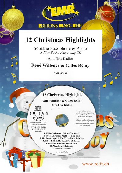 DL: R. Willener: 12 Christmas Highlights, SsaxKlav