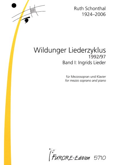 R. Schonthal: Wildunger Liederzyklus Band 1