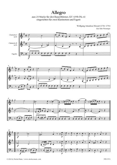 DL: W.A. Mozart: Allegro in F