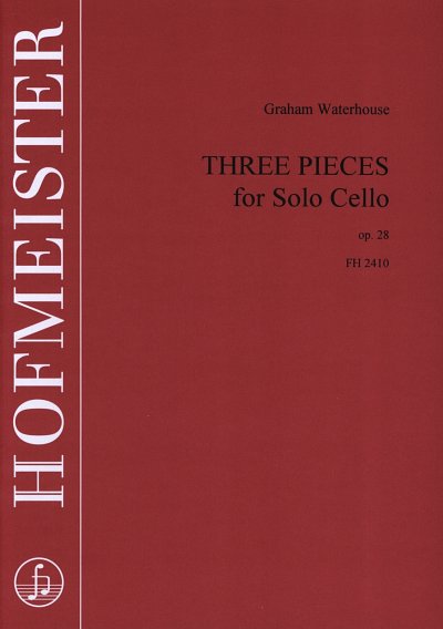 G. Waterhouse: 3 Pieces op.28 for cello