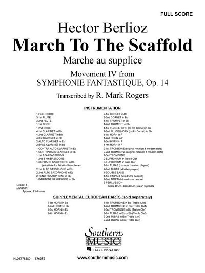 H. Berlioz: March to the Scaffold, Blaso (Part.)