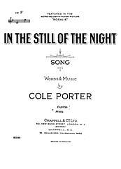 C. Porter: In The Still Of The Night