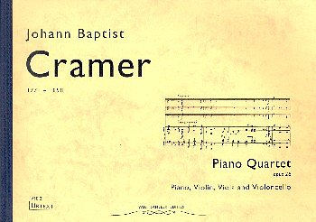 J.B. Cramer: Piano Quartet op.28, VlVlaVcKlav (Klavpa)