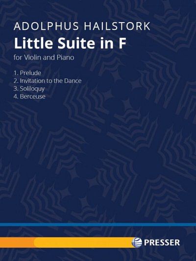 H. Adolphus: Little Suite in F, VlKlav (Pa+St)