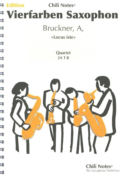AQ: A. Bruckner: Locus iste, 4Sax (Pa+St) (B-Ware)