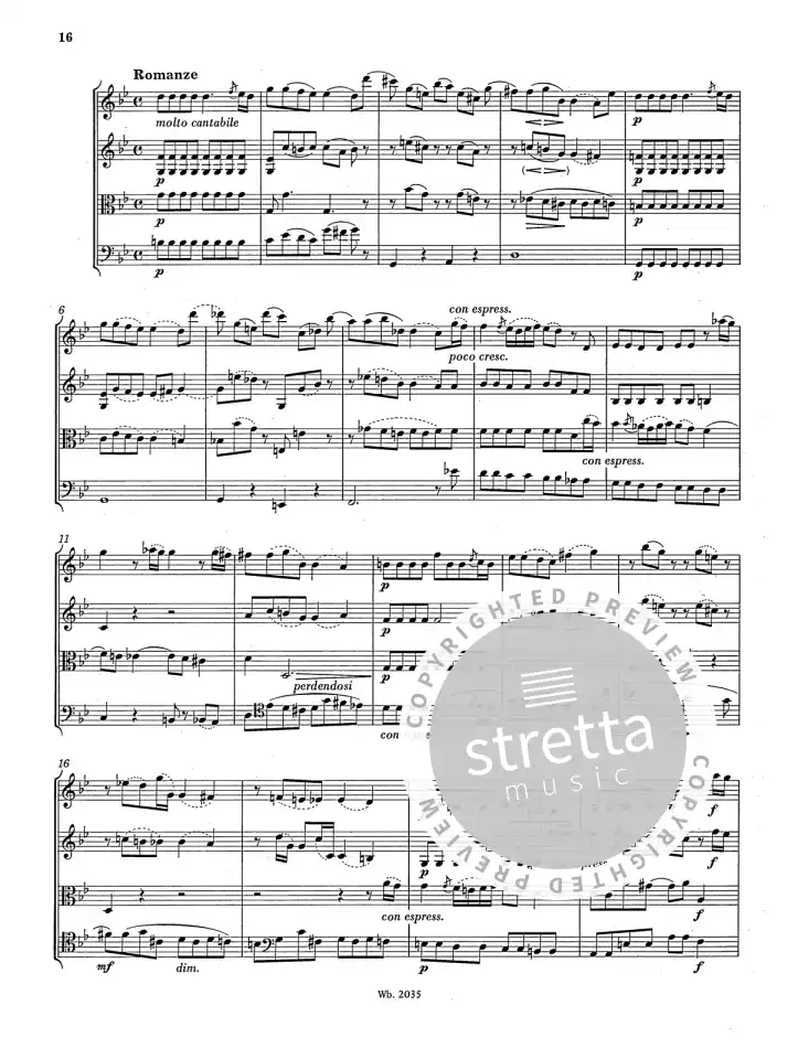 F. Hensel: Streichquartett Es-dur, 2VlVaVc (Pa+St) (2)