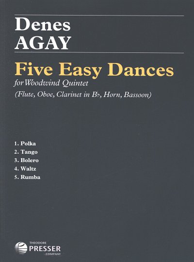 D. Ágay: Five Easy Dances, FlObKlHrFg (Stsatz)
