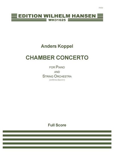A. Koppel: Piano Chamber Concerto, KlvStro (Part.)