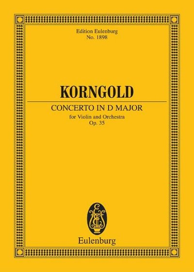 E.W. Korngold: Concerto in D major