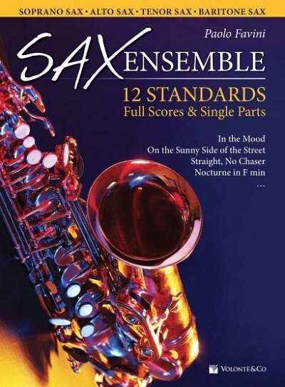 P. Favini: Sax Ensemble - 12 Standards, Saxens (Pa+St)
