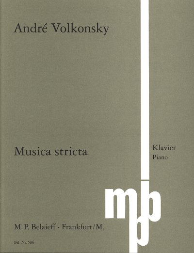 Volkonsky Andre: Musica Stricta - Fantasia Ricercata 1957