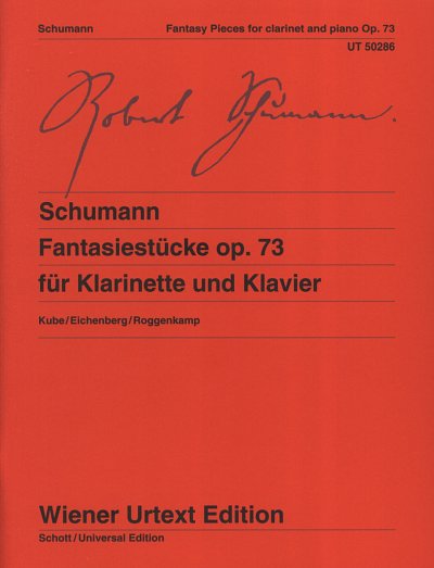 R. Schumann: Fantasiestuecke fuer Klarinet, KlarKlv (KlavpaS
