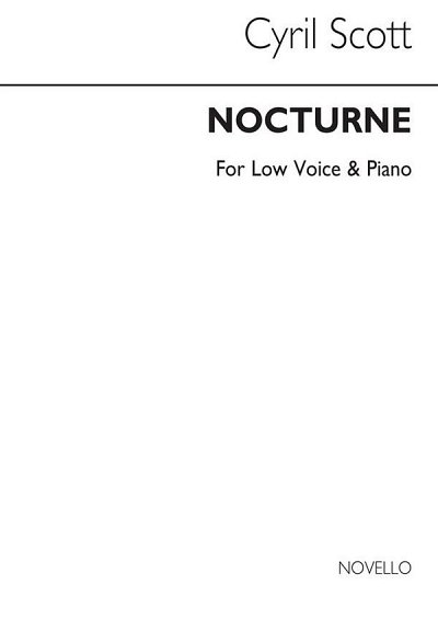 C. Scott: Nocturne-low Voice/Piano (Key-a Fl, GesTiKlav (Bu)