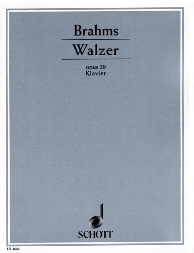J. Brahms: Walzer op. 39 , Klav
