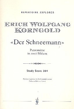 E.W. Korngold: Der Schneemann für Ochester, Sinfo (Stp)