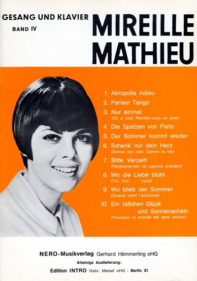 M. Mathieu: Album Band 4, GesKlaGitKey (Sb)