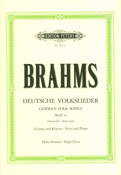 J. Brahms: 20 Deutsche Volkslieder