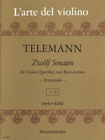G.P. Telemann: 12 Sonaten für Violine (Querflöte) und Basso continuo