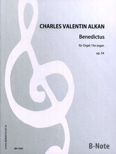 AQ: C.-V. Alkan: Benedictus für Orgel op.54, Org (B-Ware)