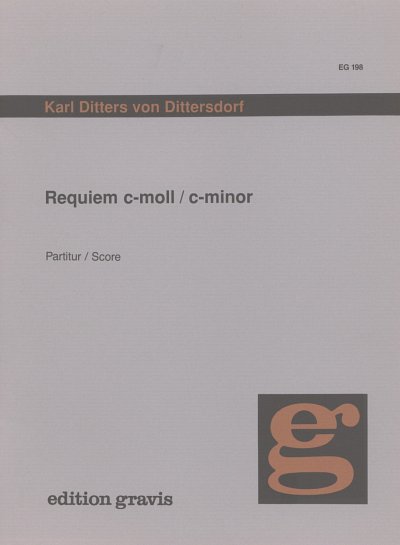 C. Ditters v. Ditter: Requiem c-Moll, GsGchOrch (Part.)
