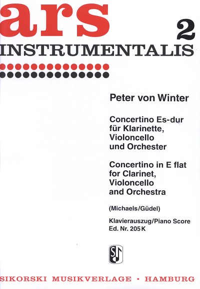 Winter Peter Von: Concertino Es-Dur - Klar Vc Orch