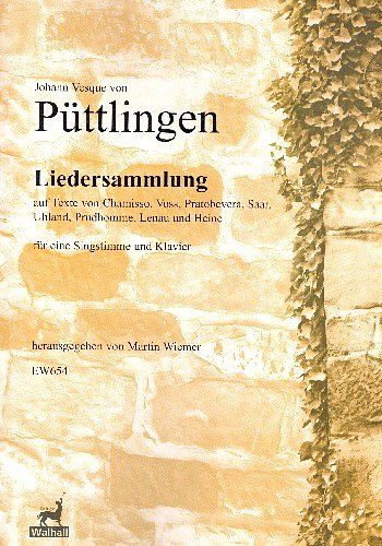 J.V. von Püttlingen: Liedersammlung, GesKlav