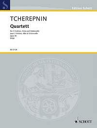 A.N. Tscherepnin: Quartett op. 36 , 2VlVaVc (Stsatz)
