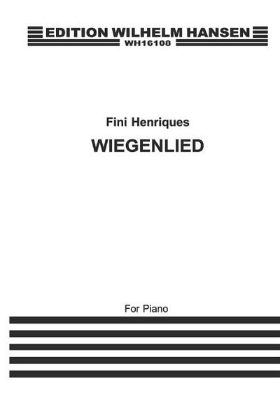 F. Henriques: Wiegenlied, Klav