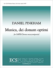 D. Pinkham: Musica, dei donum optimi