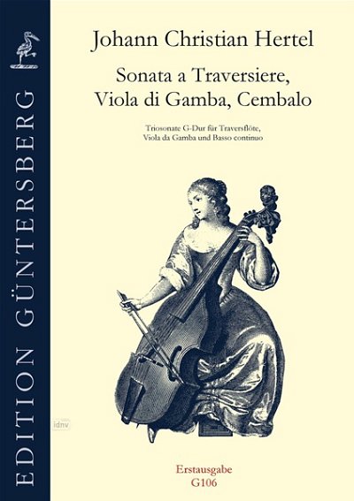 J.W. Hertel: Sonata a Traversiere, Viola di, VdgCemb (Pa+St)