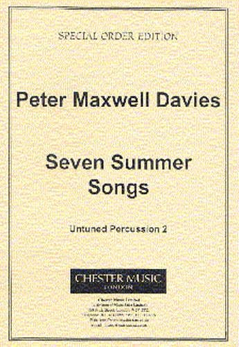 Seven Summer Songs - Untuned Percussion 2, Schlens