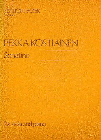 P. Kostiainen: Sonatine, VaKlv (KlavpaSt)